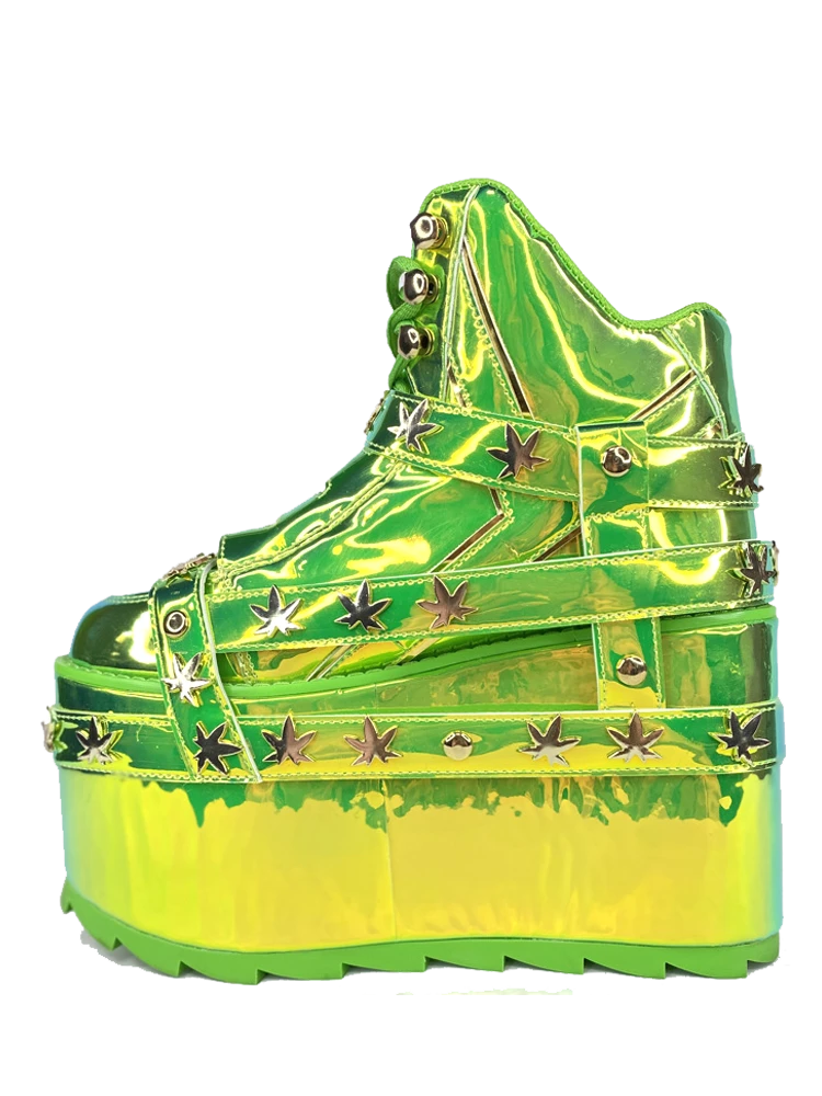 Y R U Platforms QOZMO BNDG W33D - GREEN ATLANTIS 6 Y R U Platforms QOZMO BNDG W33D - GREEN ATLANTIS