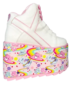CARE BEARS BY YRU Platforms QOZMO CARE BEARS - WHITE/PINK COSMIC