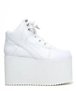 Y R U QOZMO HI WHITE Platforms