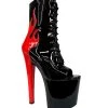 XTRA RUBY FLAME - BLACK/RED Platforms 2 XTRA RUBY FLAME - BLACK/RED Platforms