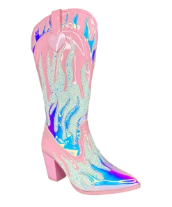 Y R U Sneakers SPACE COWGIRL FLAME - PINK/ATLANTIS