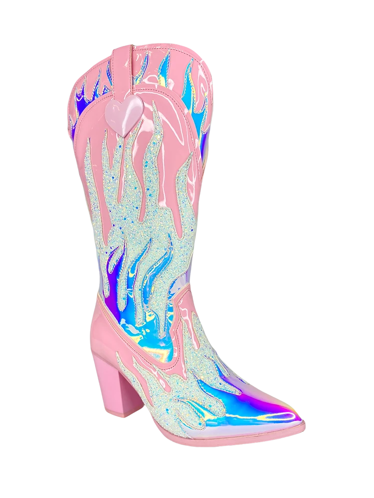 Y R U Sneakers SPACE COWGIRL FLAME - PINK/ATLANTIS 3 Y R U Sneakers SPACE COWGIRL FLAME - PINK/ATLANTIS