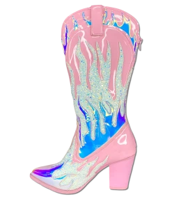 Y R U Sneakers SPACE COWGIRL FLAME - PINK/ATLANTIS 10 Y R U Sneakers SPACE COWGIRL FLAME - PINK/ATLANTIS