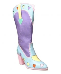 YRU Sneakers SPACE COWGIRL HEART - PASTEL