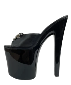 XTRA SUGAR SKULL - BLACK/SILVER Platforms 11 XTRA SUGAR SKULL - BLACK/SILVER Platforms