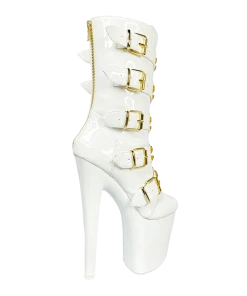 XTRA VIP - WHITE/GOLD Platforms 12 XTRA VIP - WHITE/GOLD Platforms