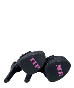 XTRA Platforms X - BLACK GLITTER