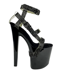 HUSTLER BY XTRA Platforms X QRYSTAL - BLACK