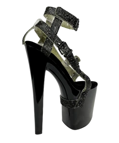 HUSTLER BY XTRA Platforms X QRYSTAL - BLACK