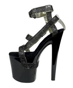 HUSTLER BY XTRA Platforms X QRYSTAL - BLACK