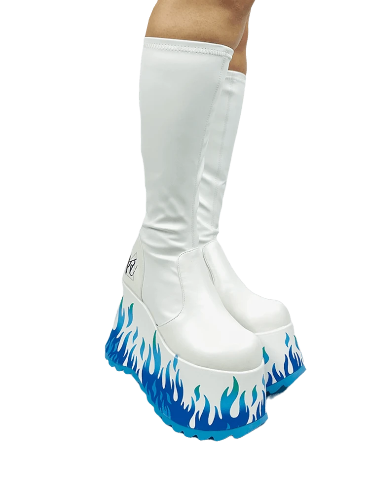 Y R U ZEN FLAME - WHITE/BLUE 4 Y R U ZEN FLAME - WHITE/BLUE