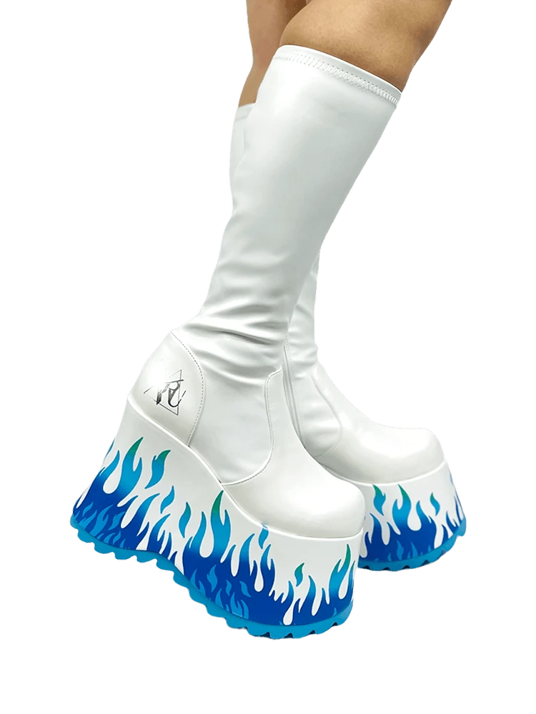 Y R U ZEN FLAME - WHITE/BLUE 3 Y R U ZEN FLAME - WHITE/BLUE