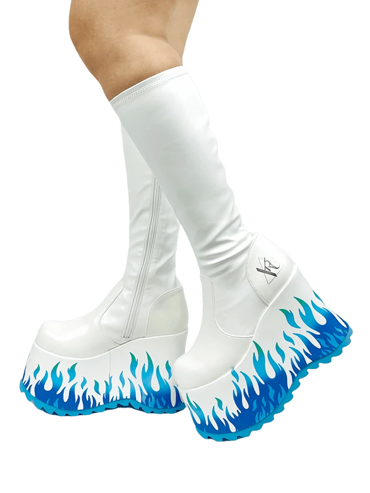 Y R U ZEN FLAME - WHITE/BLUE 6 Y R U ZEN FLAME - WHITE/BLUE